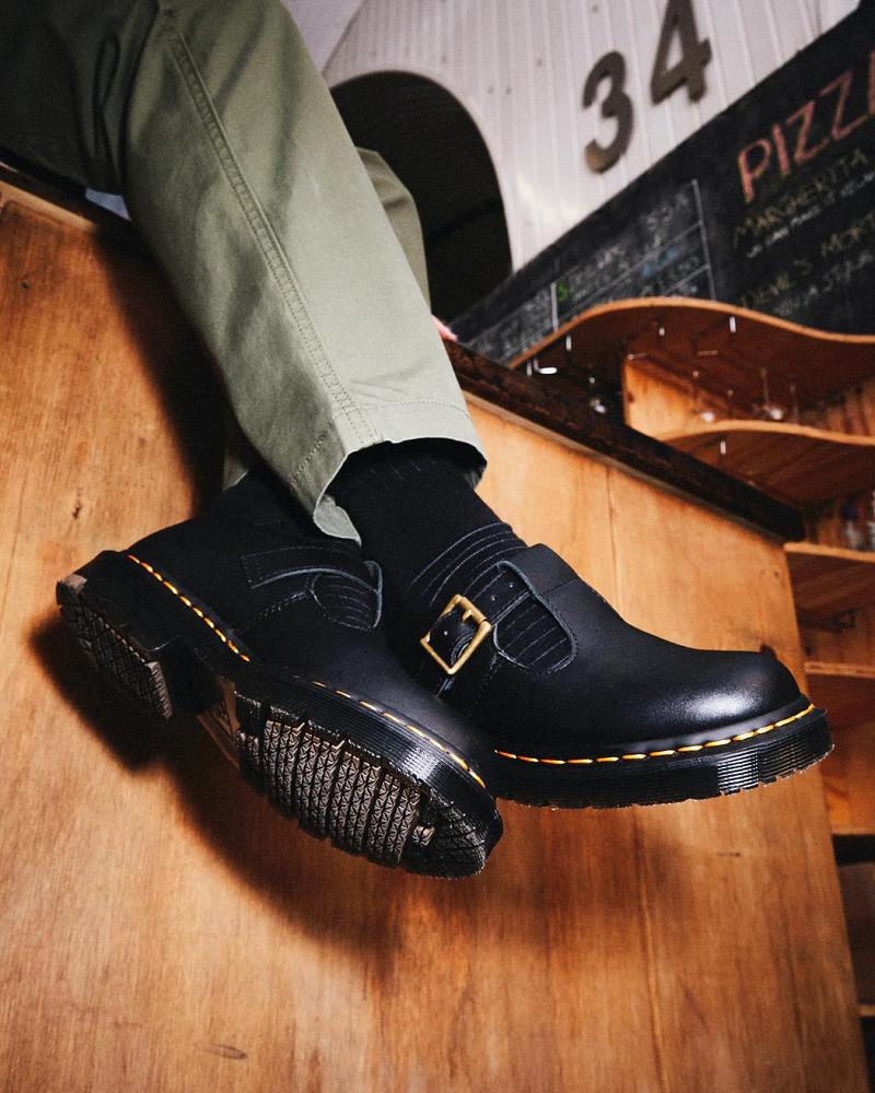 Dr Martens Polley Slip Resistant Arbeidssko Dame Svarte | Norge 394OKI
